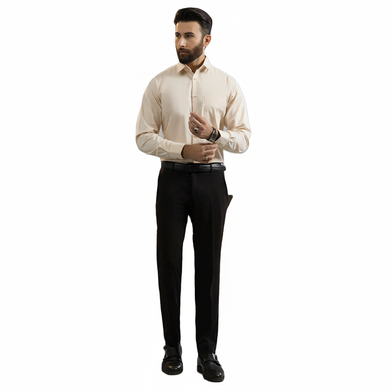 Luxury Formal Button-Up Shirt – Premium Silk Texture